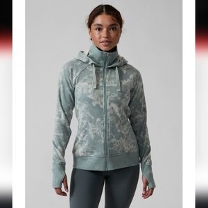 Athleta Sage Green Triumph Zip-up Hoodie Size M